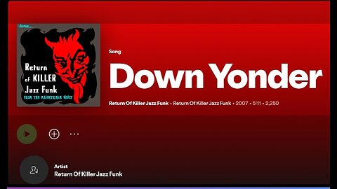 Return of Killer Jazz Funk - #10 Down Yonder