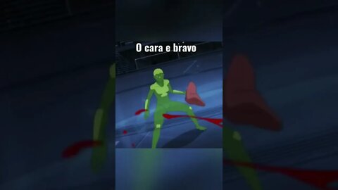 Caraca o cara e bravo!