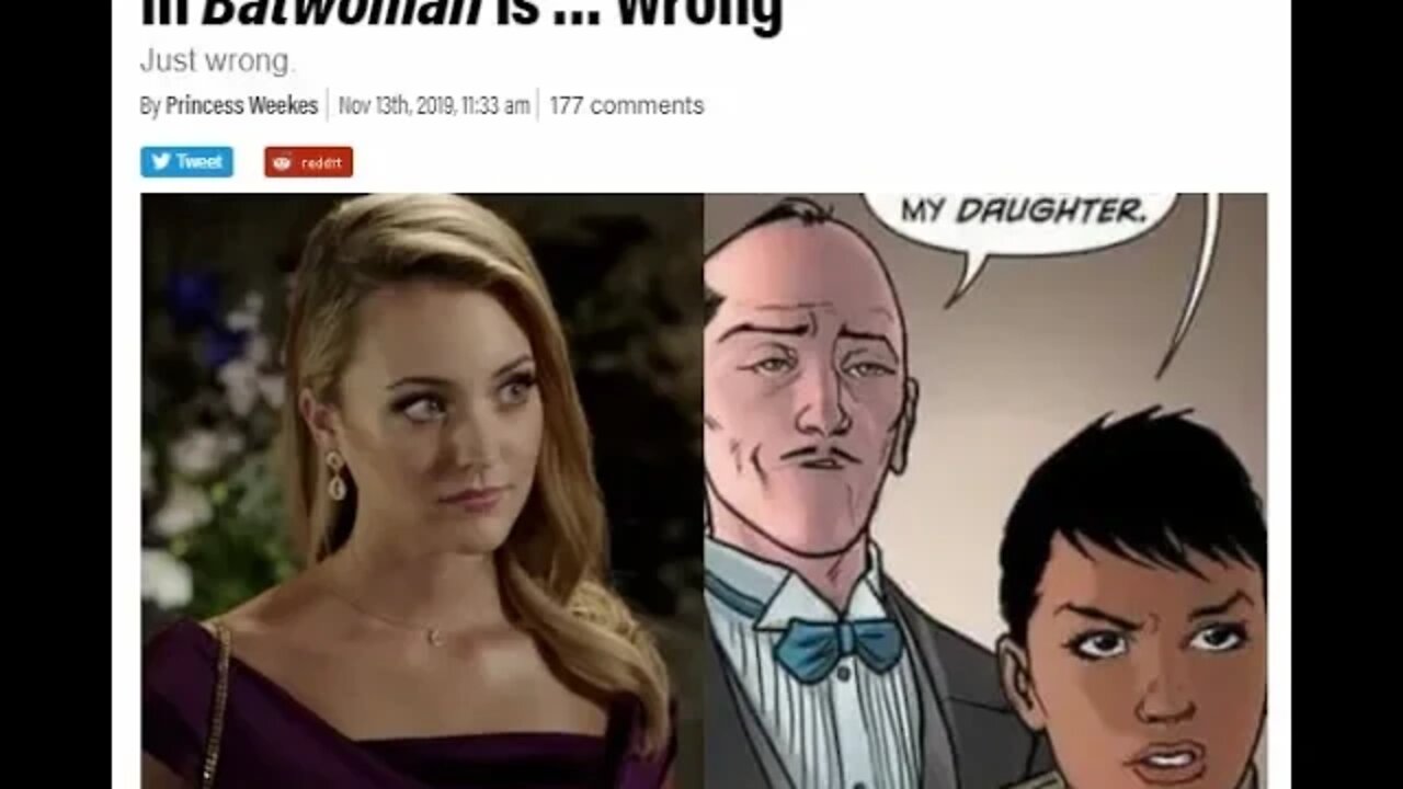 Julia Pennyworth Race Swap SJW Hypocrisy And Outrage