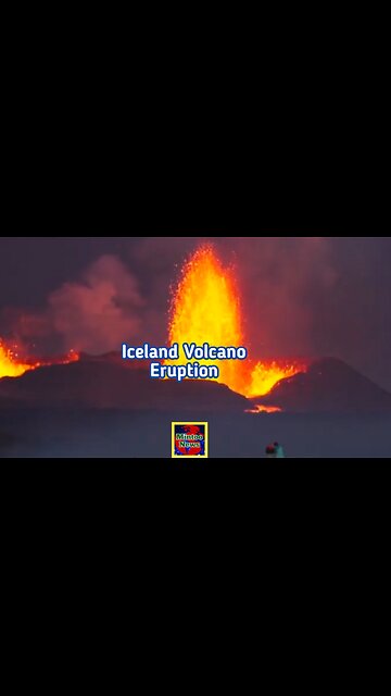 Northern Lights shine as lava spews from erupting volcano in Iceland