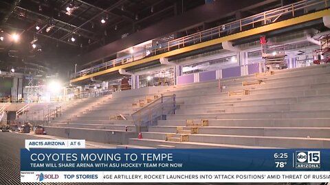 Coyotes moving to Tempe