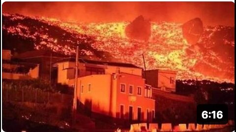 Lava from Cumbre Vieja Volcanic Eruption in La Palma Reaches Atlantic Ocean