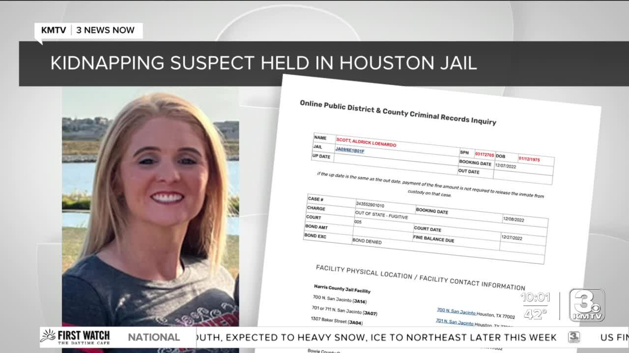Aldrick Scott in Texas jail after being arrested in Belize