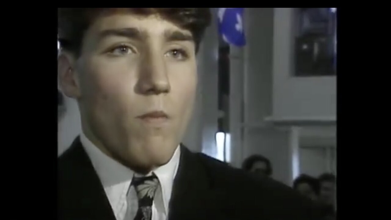 18 y/o Justin Trudeau on Views of his Peers