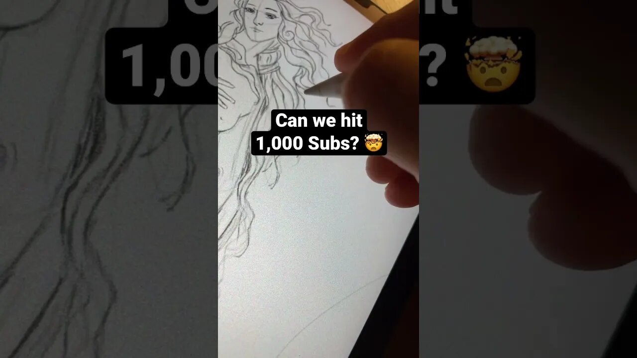 How to draw The Birth of Venus? - Daily Art nr.200🖌️