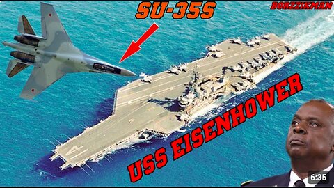 ⚔️🇷🇺 Russian Su-35S Fighters Accompanying PUTIN Paralyzed USS Dwight Eisenhower In The Persian Gulf