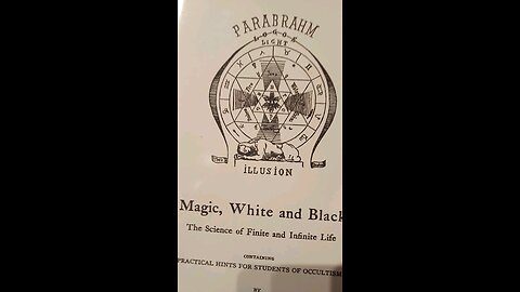 Satanic Organization Theosophical Society promotes Franz Hartman book black white magic exposed