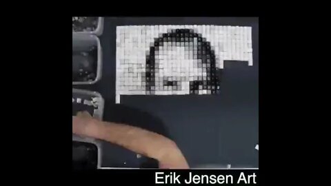 Erik Jensen found his “key” to success through masterpieces made with old computer keys!!