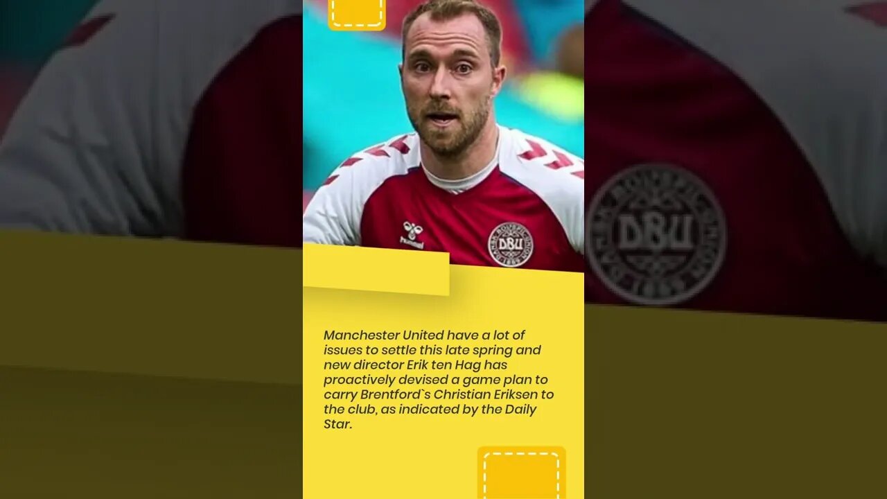 Man Utd sharp for Brentford's Christian Eriksen after surprising comeback #shorts