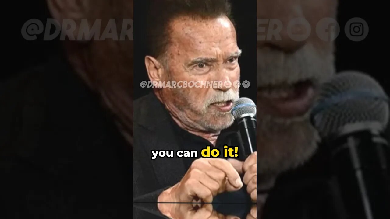 Don't Think You Can't Do It! #arnoldschwarzenegger #doctormarcbochner #dailydoseofpositivity