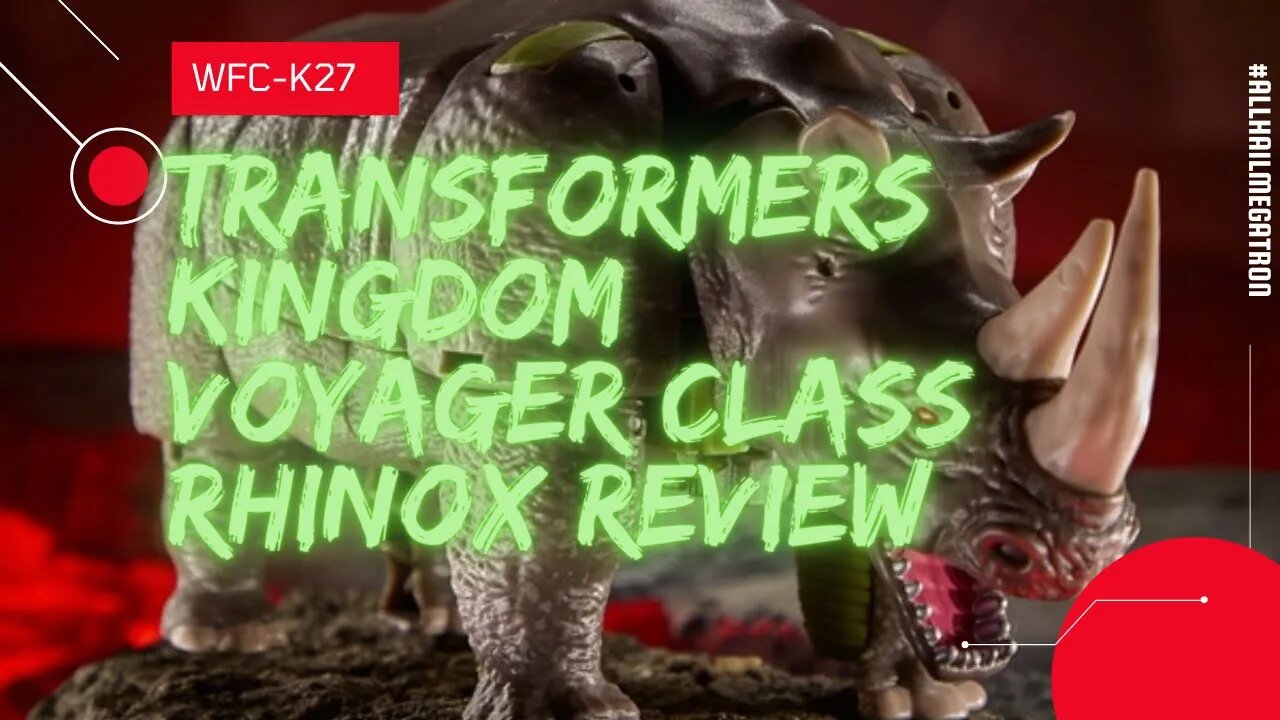 Transformers Kingdom Voyager Class RHINOX Review