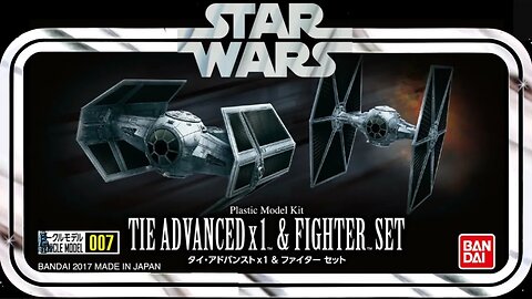 Bandai Star Wars Tie Fighters Model Kit Build