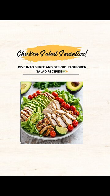 Chicken Salad Sensation! 🥗✨