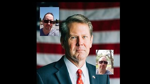 BRIAN KEMP ENDORSES TRUMP - HOLMSETH REPORTS f/ MERCER UNIVERSITY (MACON/GA) & SHELDON CHURCH RUINS