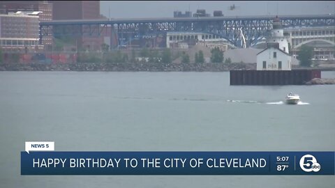 History of Cleveland on it's birthday