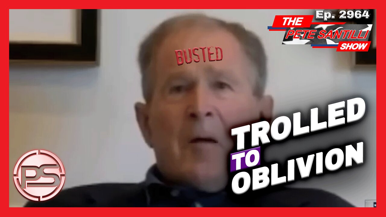 George "Dubya" Bush Is TROLLED Into Admitting Ukrainian Biolabs Are Real