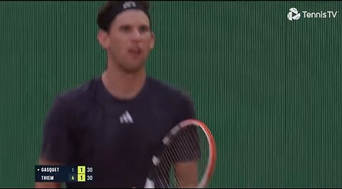 Dominic Thiem playing incredible point!!