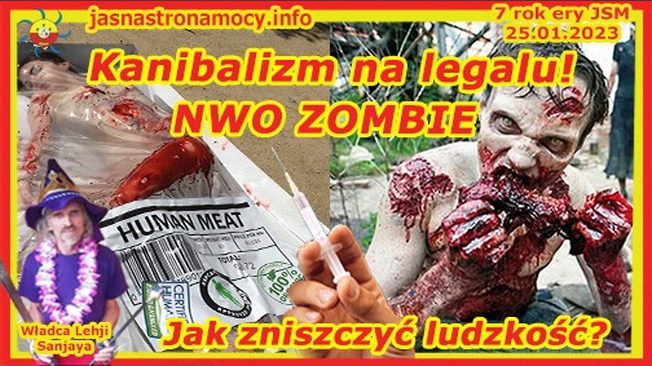 Kanibalizm na legalu! NWO ZOMBIE Jak zniszczyć ludzkość