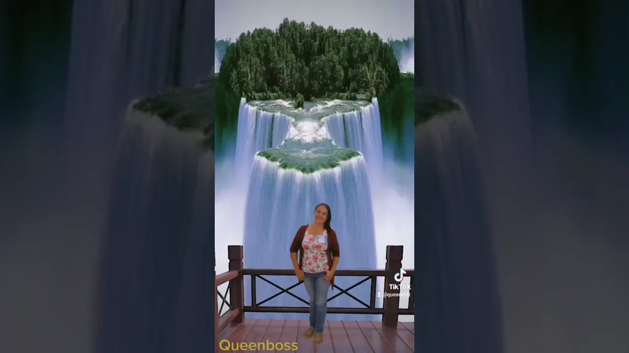 Imaginary Falls Backdrop