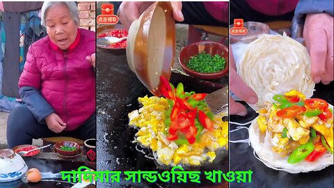 দাদিমার সান্ডওয়িছ খাওয়া
