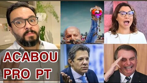 IN BRAZIL, EX-PRISONER Lula ruined everything! The PT is desperate!