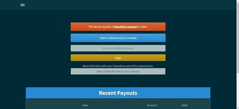 Claim 2 Bitcoin At BDTECHH Every 2 Minutes Instant Withdrawal With FaucetPay Wallet With Proof