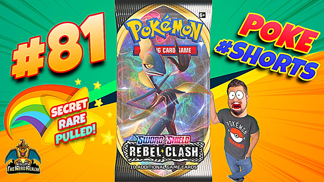 🌟Secret Rare Pulled!🌟 Poke #Shorts #81 | Rebel Clash | Pokemon Cards Opening