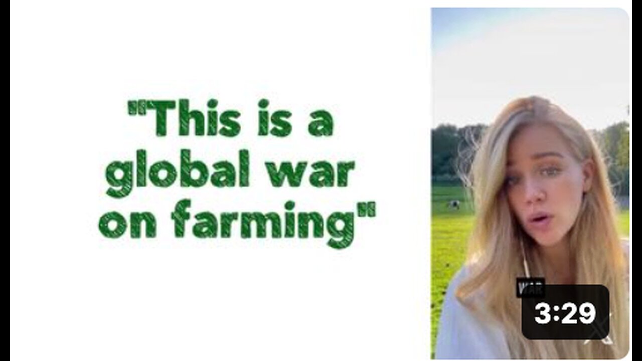 "This is a global war on farming."