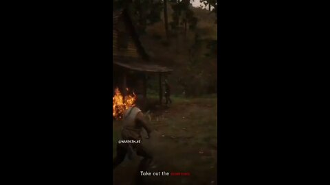 Wasn't expecting the machete 🗡️🩸😂 #rdo #rdoshorts #shorts #funnyshorts #reddeadonline