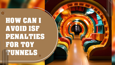Mastering Import Compliance: Navigating ISF Challenges for Toy Tunnels
