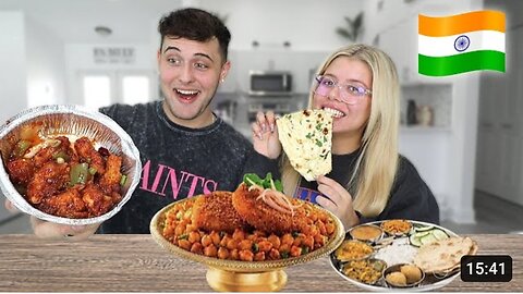 Trying INDIAN FOOD for the FIRST TIME!