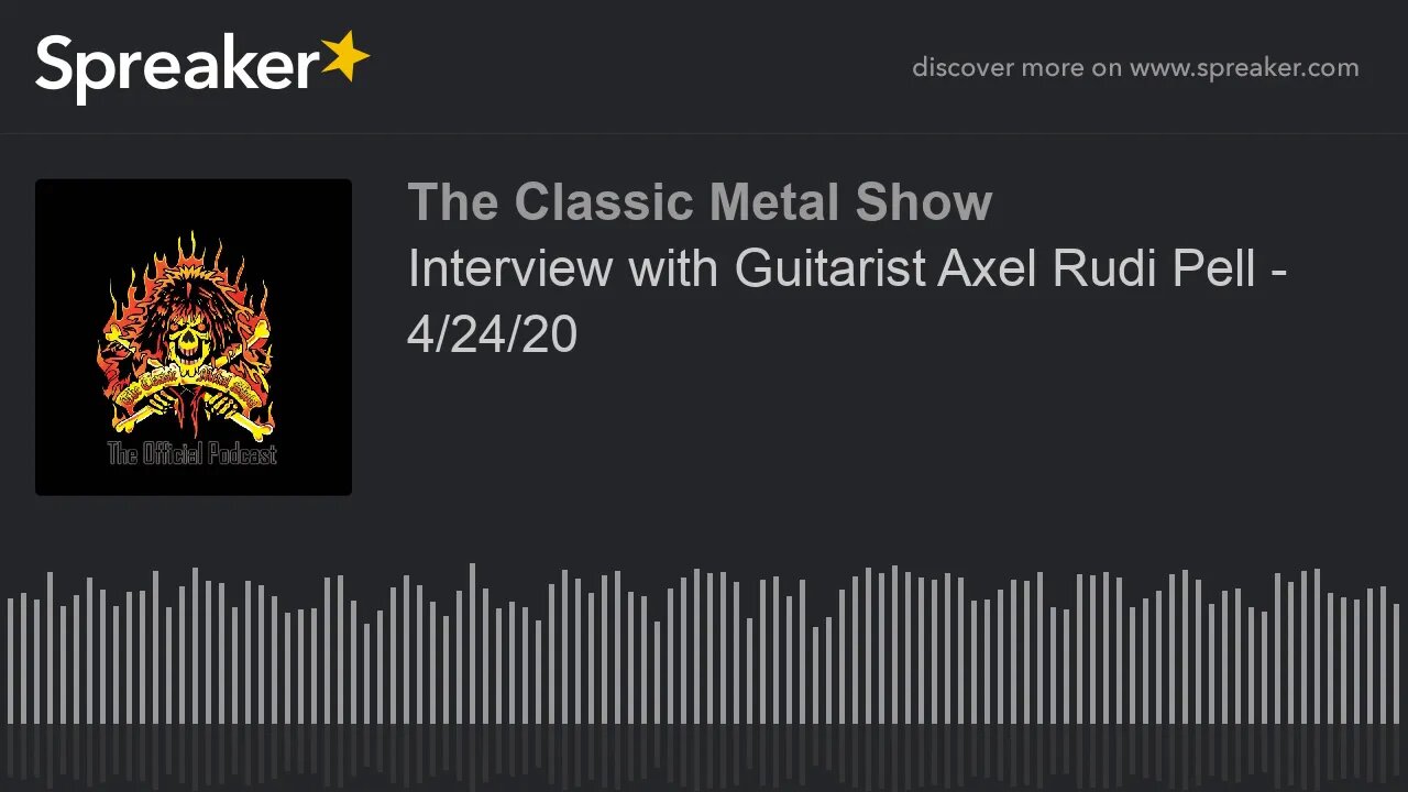 CMS HIGHLIGHT - Interview with Guitarist Axel Rudi Pell - 4/24/20