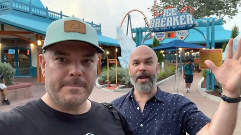 First Time on Ice Breaker at SeaWorld Orlando