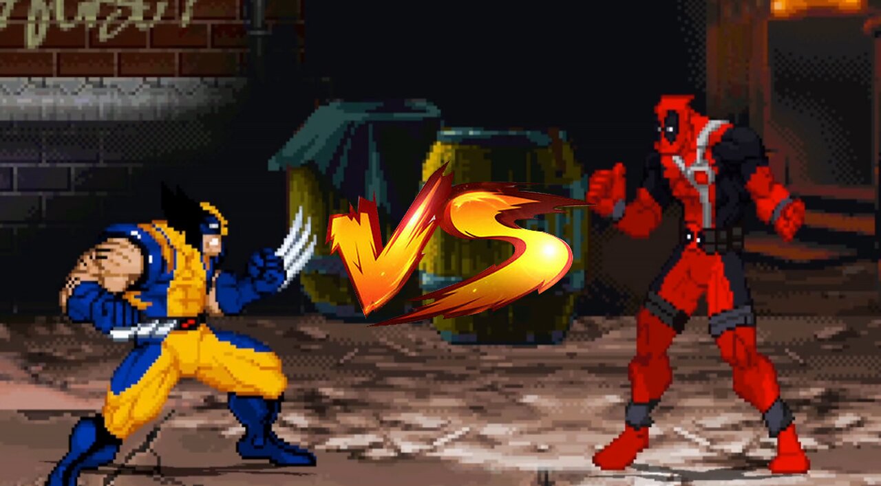 [QUICK-ie FIGHTS] : MUGEN / IKEMEN-Go : Deadpool Vs Wolverine (featuring Sabretooth and Cammy)