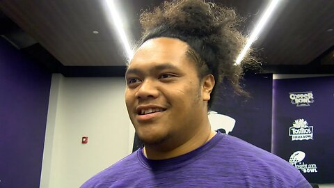 Kansas State Football | Uso Seumalo Interview | October 3, 2023