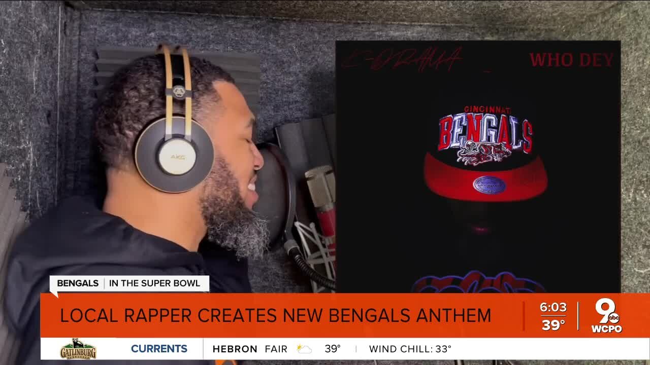 Local rapper K-DRAMA has waited years to make Bengals tribute song