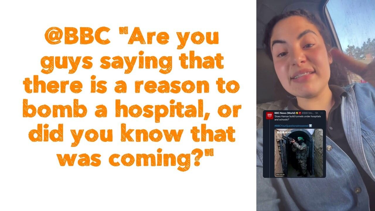 Are you guys saying that there is a reason to bomb a hospital, or did you know that was coming?