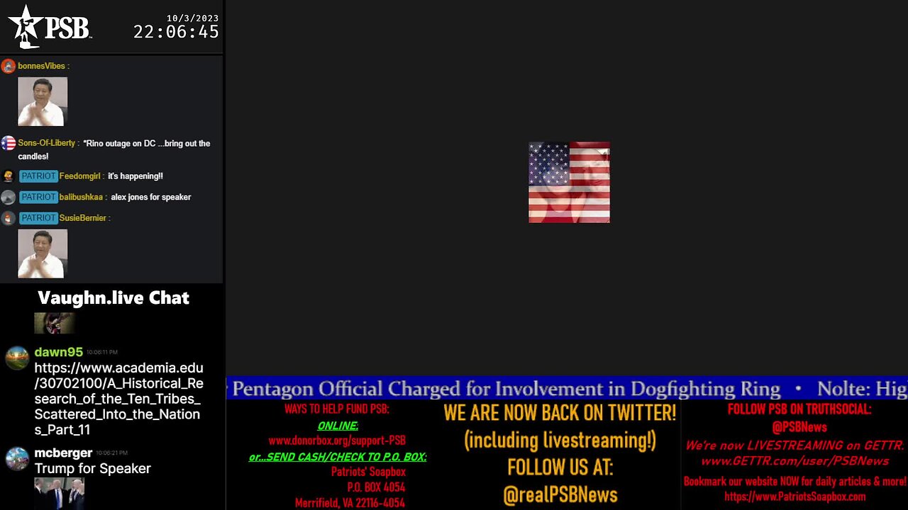 2023-10-03 22:00 EDT - The MAGA Mullet Show: with MagaSwaga