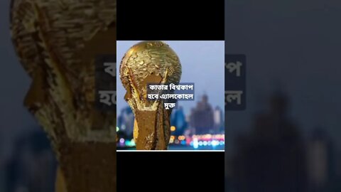 The stadium will be alcohol free during the World Cup in Qatar...কাতার বিশ্বকাপ এ্যালকোহল মুক্ত