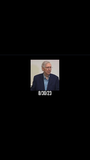 Mitch McConnell "Micro Seizure" Freezes Again.
