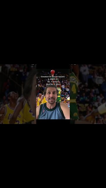 Biggest First Round Playoff Upsets NBA History #shorts