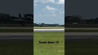 Touchdown runway 19