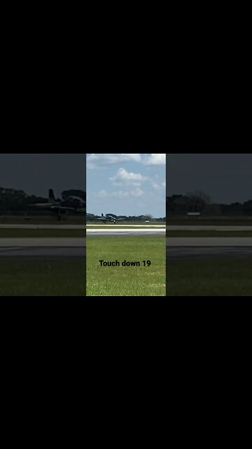 Touchdown runway 19