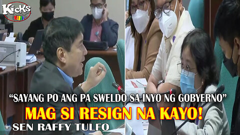 RESIGN sabi ni RAFFY TULFO sa mga opisyal ng gobyerno na hindi makasagot pasabog 2023