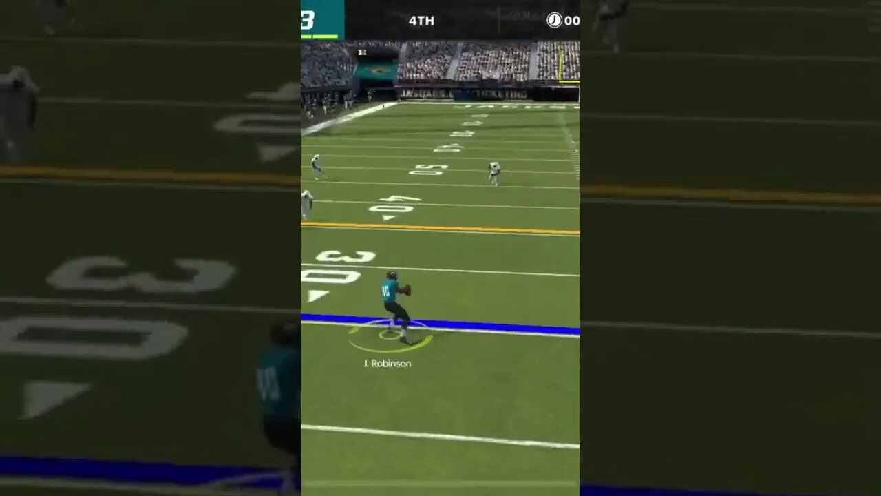 Jaguars RB James Robinson Pass Reception Gameplay - Madden NFL 22 Mobile Football