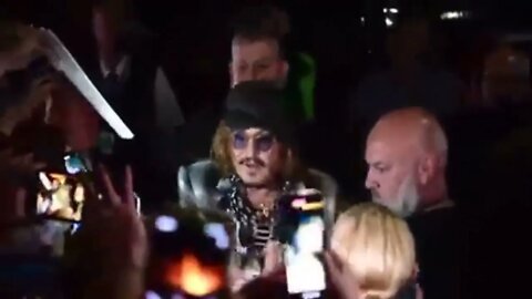 Fans sing Happy Birthday to Johnny Depp in York after his performance with Jeff Beck