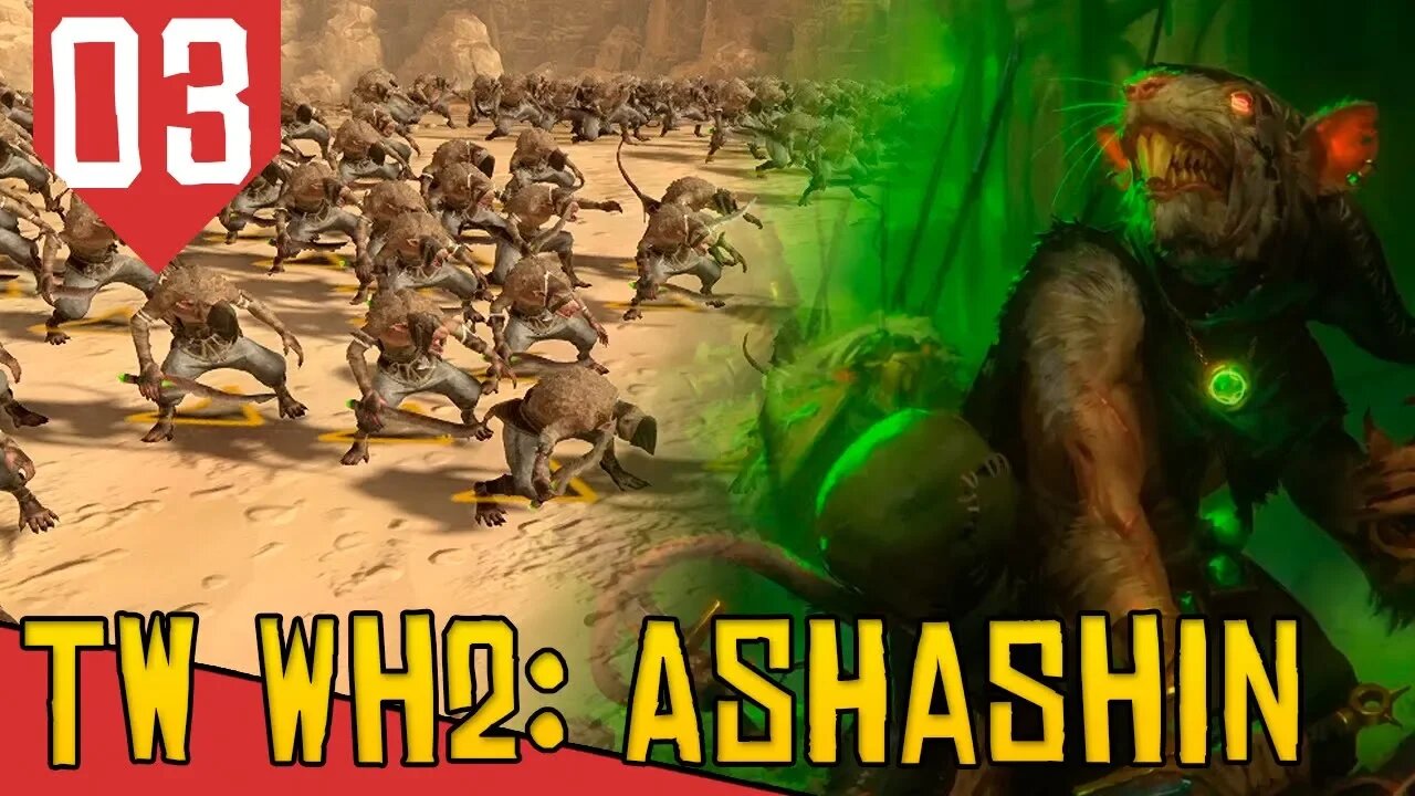 Eu Gostaria de ter FRONTLINE - Total War Warhammer 2 Ashashin #03 [Gameplay Português PT-BR]