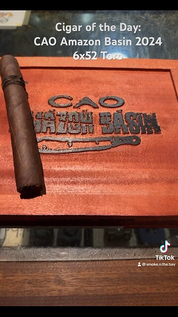 Cigar of the Day: CAO Amazon Basin 2024 6x52 Toro #Cigars #Shorts #CigaroftheDay #Cigar #SNTB