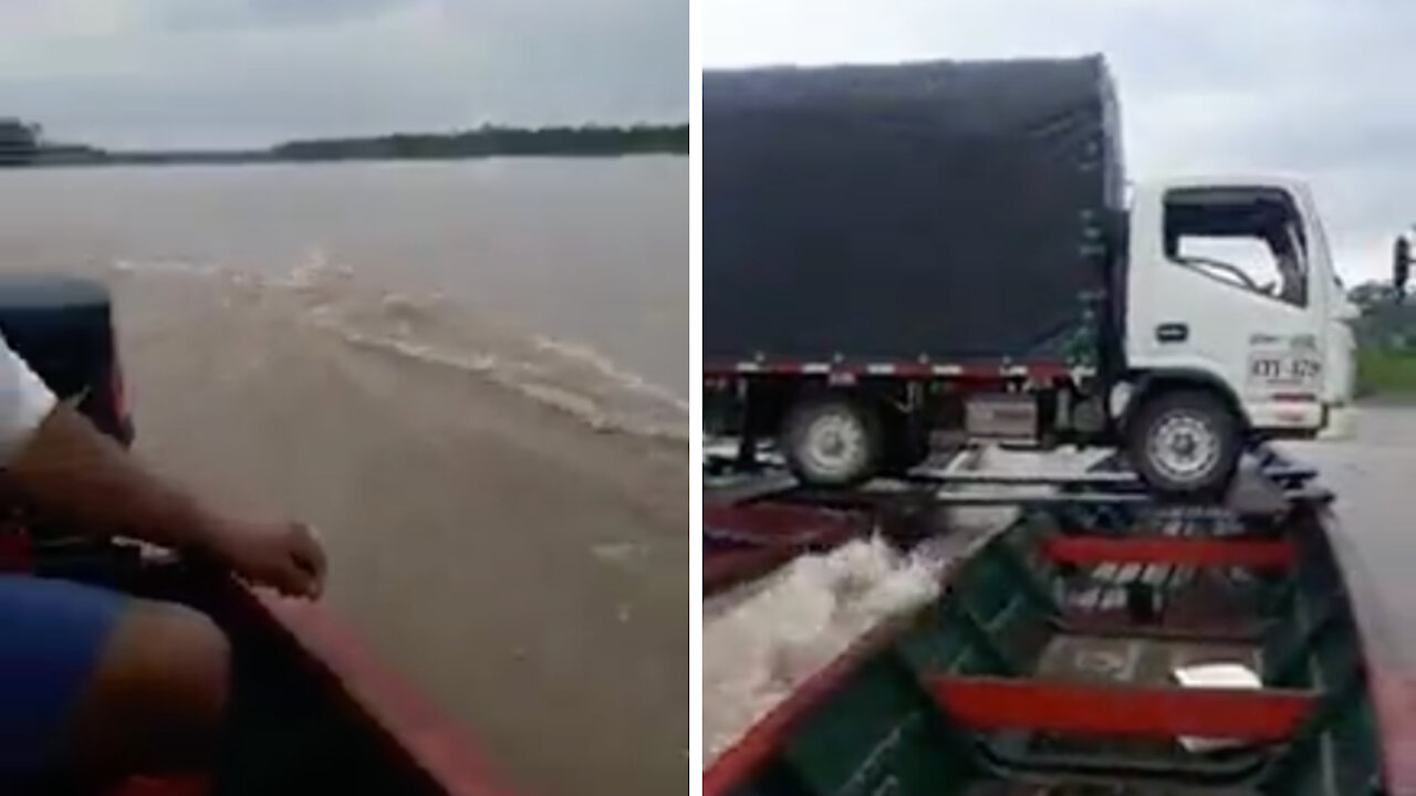 Transporting truck with 2 boats!