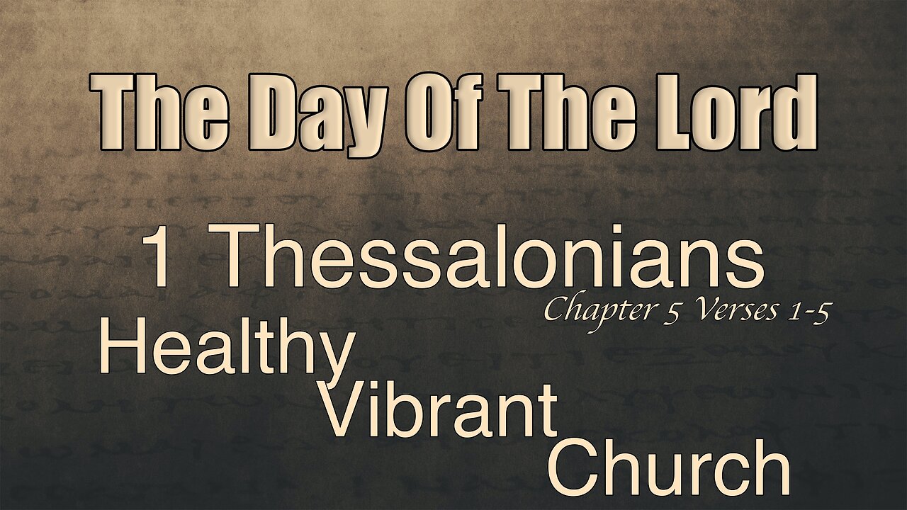 CFC Sunday Sermon - November 10, 2024 - The Day Of The Lord